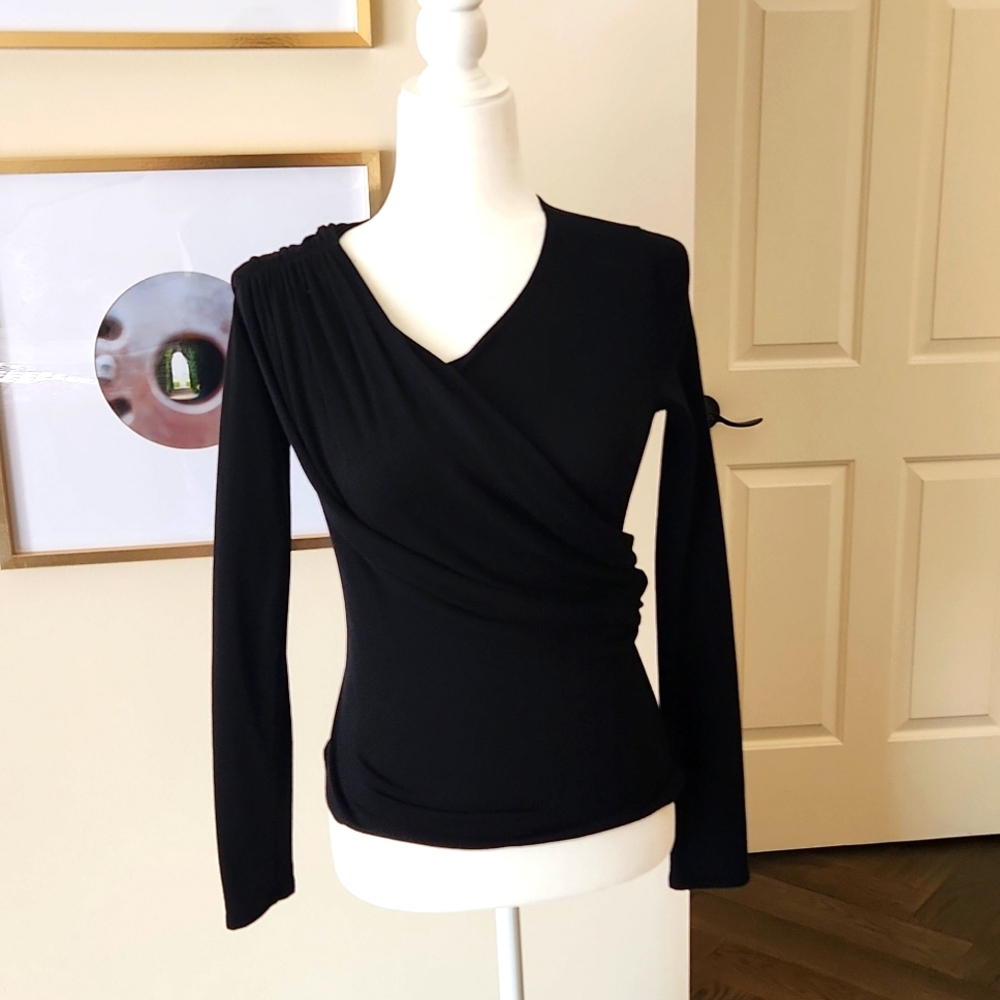 Christian Siriano Bleusalt luxurious top